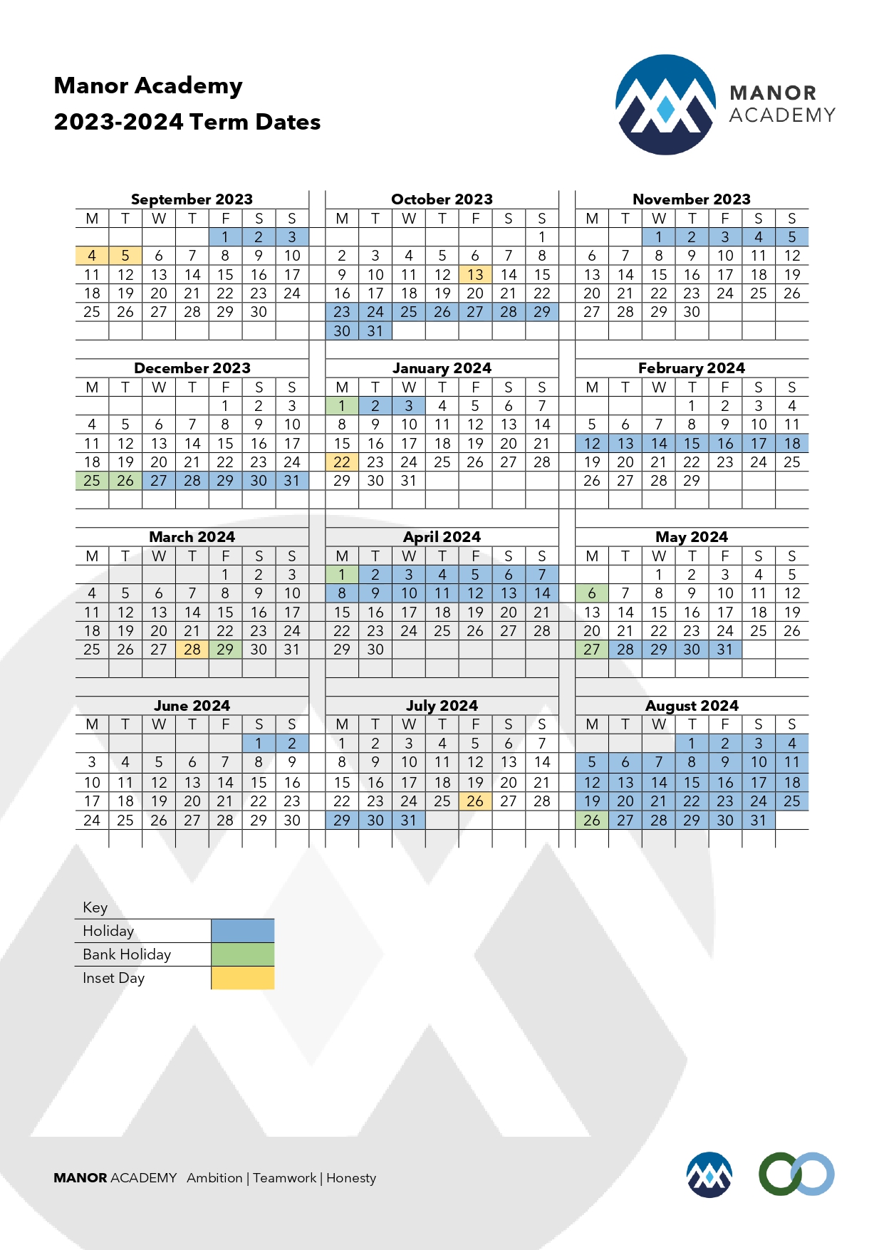 Term Date Calendar 2023 2024