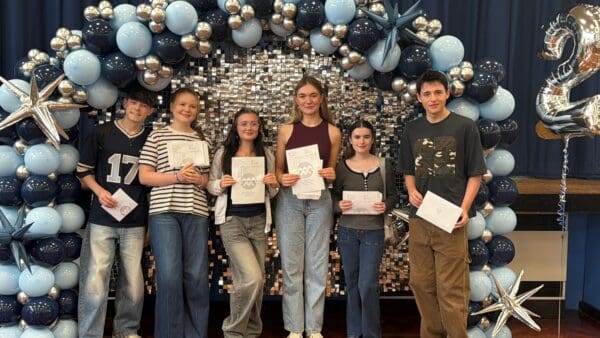 Manor Results 26 L To R Joe Haynes Emme O'Connor Alannah Roberts Holly Bancroft Eva Sargent Tyler Stocker